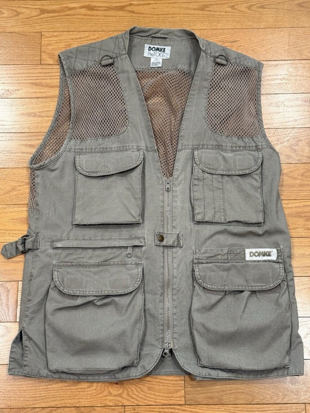 Vintage Domke PhoTOGS Vest Professional Photographer Fishing Hunting Field Sz M